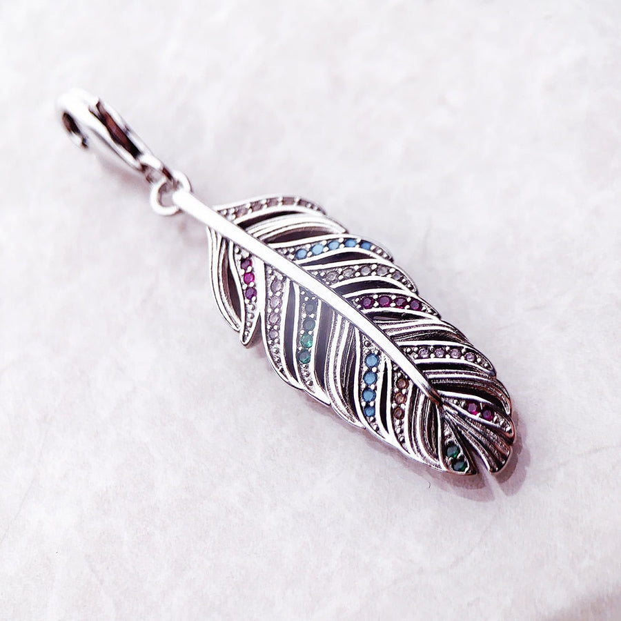 Colorful-charm-feather