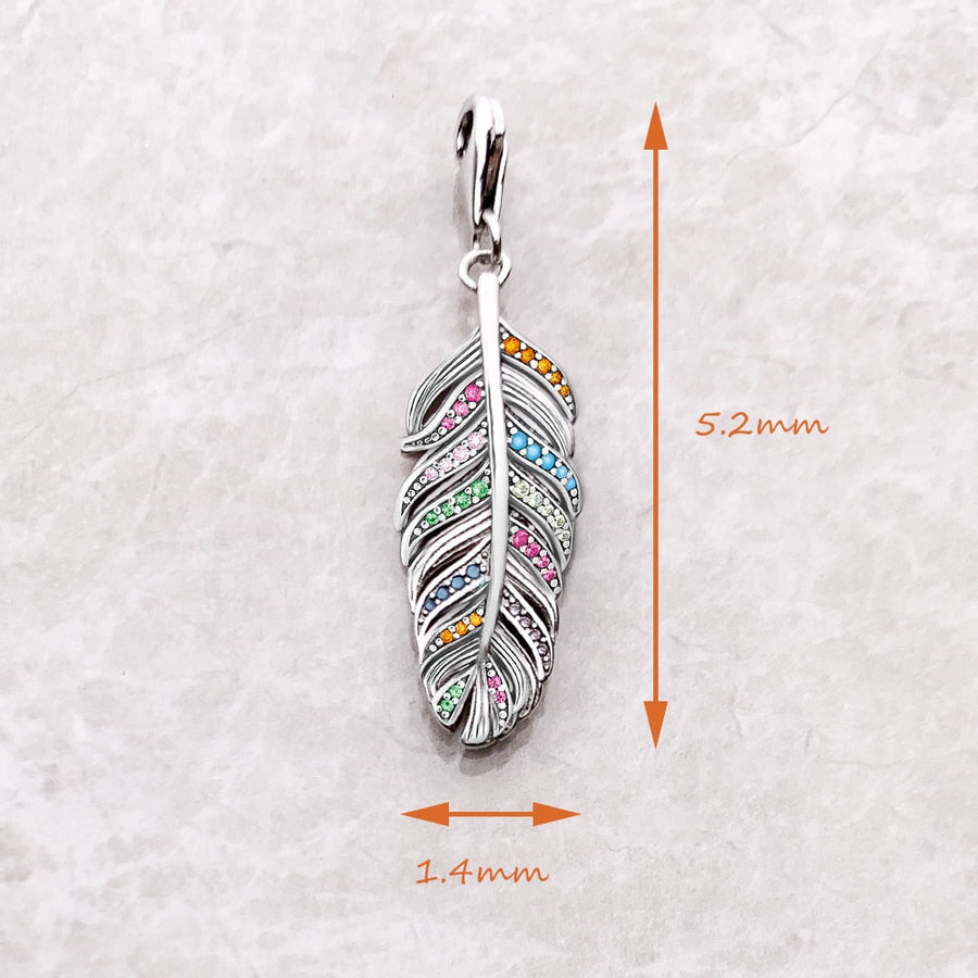 Colorful-charm-feather
