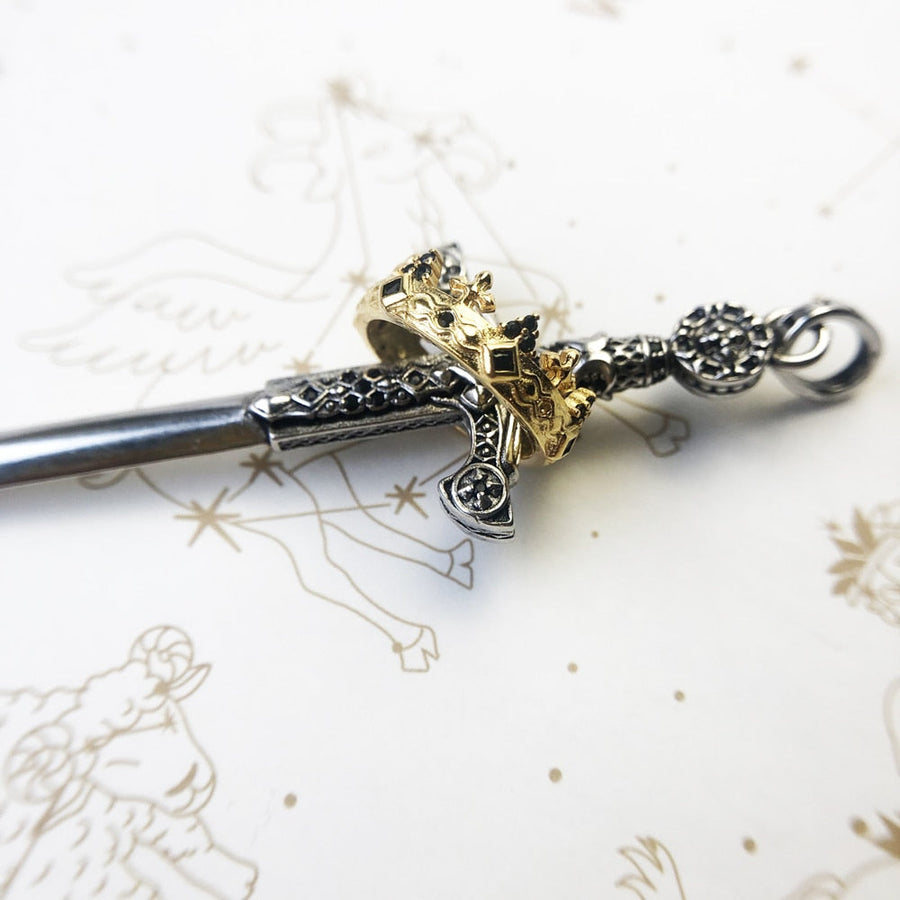 Silver-sword-pendant