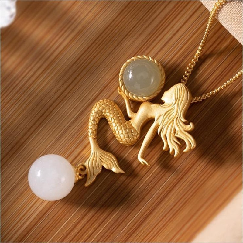 mermaid-gold-pendant